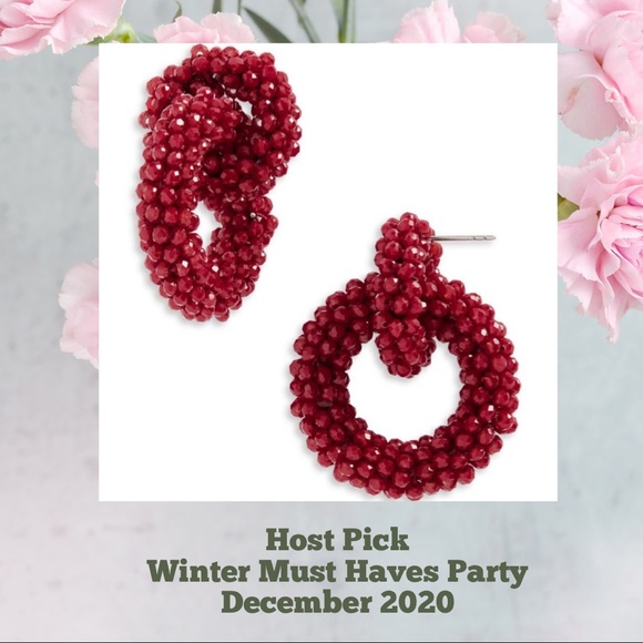 BaubleBar Jewelry - -HP- 3/$20 BaubleBar Farida Beaded Hoop Earrings
